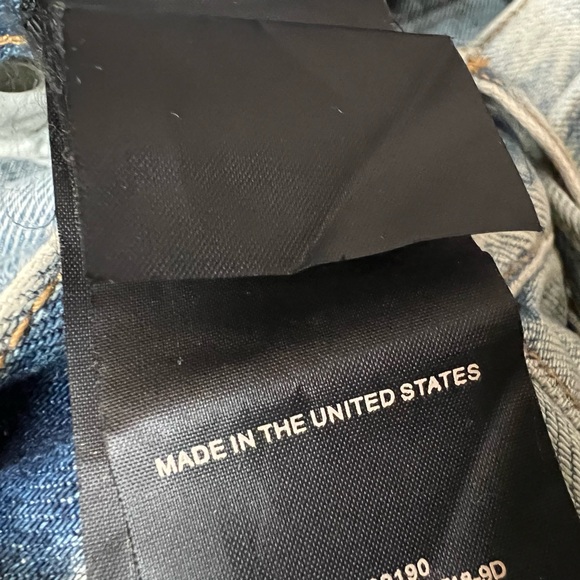 FEAR OF GOD SIXTH COLLECTION Blue Distressed Slim Tapered Men's Jeans W34 L34 - Picture 12 of 13